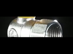 Алюминиевая ручка мужской x женский латунный газовый шаровой клапан