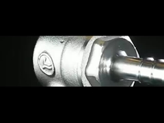 Мужчина x соединитель шланга Алюминиевая ручка Латунные газовые клапаны