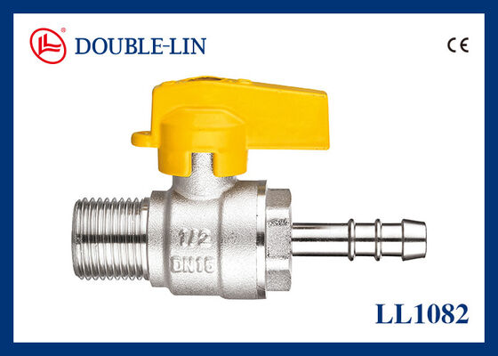 Мужчина X соединитель шланга ПТФЕ уплотнитель латуни газовые клапаны