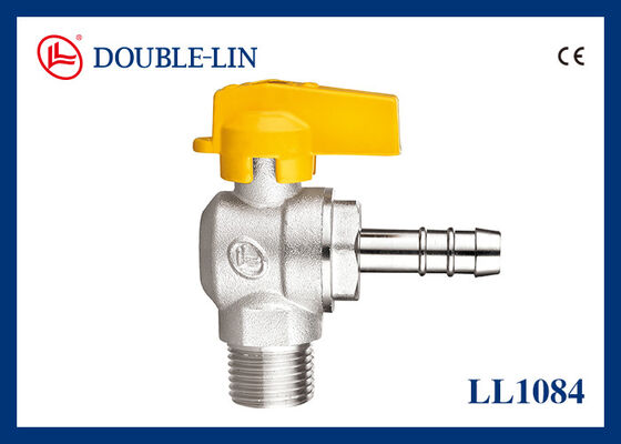 Алюминиевая ручка мужской X соединитель шланга латунные газовые клапаны