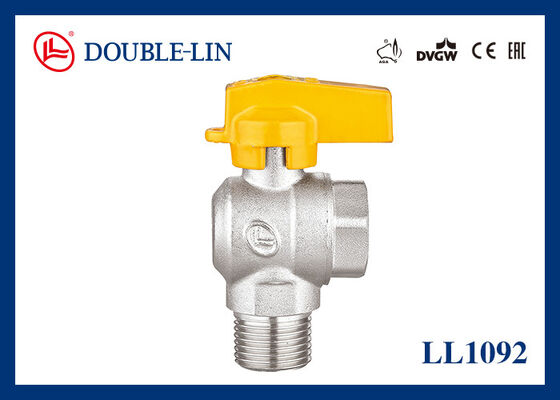 Газовые клапаны латунные M3/4" x F3/4" Male x Female EN331