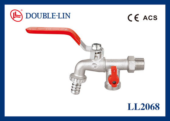Стиральная машина 1/2» x 3/4" x 3/4" латунные Bibcocks