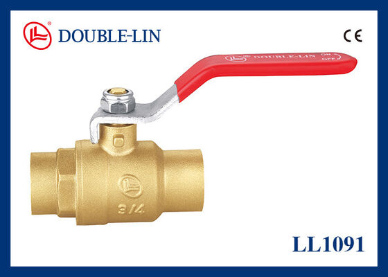 C/C дюйм 1 4 латунный шаровой клапан плоский рычаг ручки