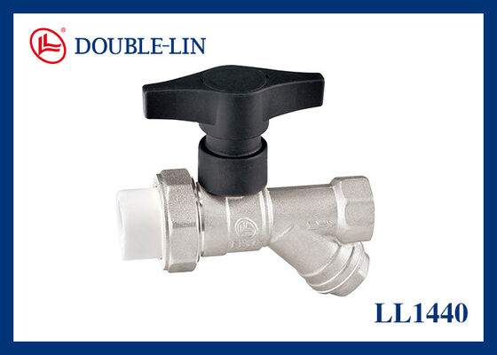 Высокий фильтр ручки 3/4 дюймовый медный шаровой клапан с T ручкой