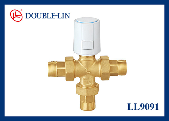 Медленный моторный трехсторонний дивертерный клапан 3/4 дюйма ISO228 нить
