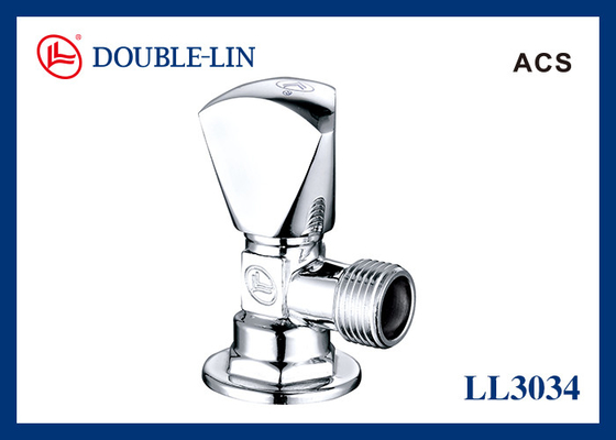 Advanced Brass Angle Valves with 10bar Working Pressure and Polished Chromed-Plated Finish for Industrial
