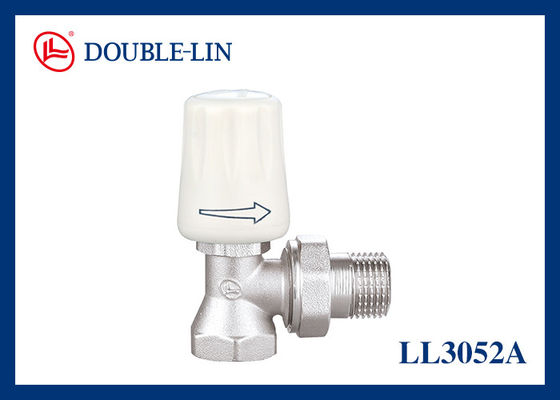ISO228 поток 3/4&quot; латунные двинутые под углом клапаны радиатора
