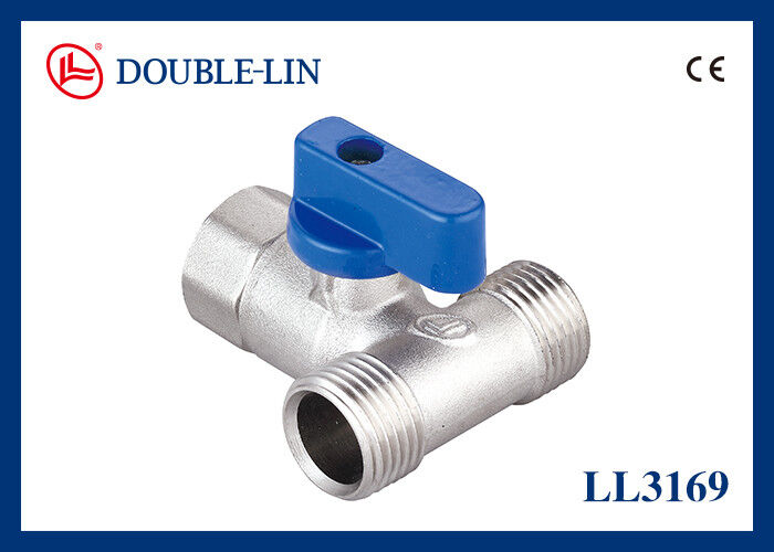 Мужчина X Женщина X Мужчина 25 Бар 3 Way Ball Valve T Port