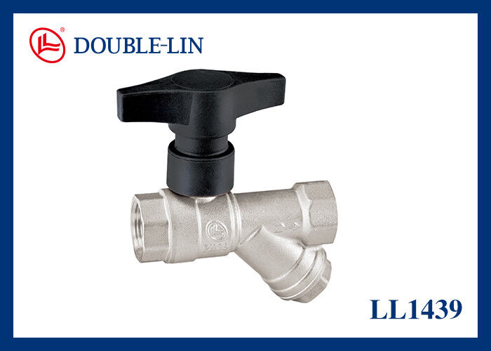 PTFE сиденье высокий рукав фильтр 1 1 2 латунный шаровой клапан для плавной работы