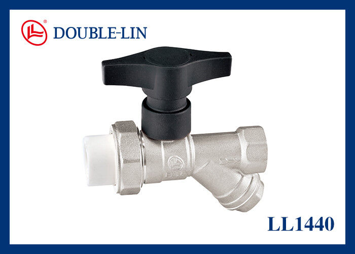 Высокий фильтр ручки 3/4 дюймовый медный шаровой клапан с T ручкой