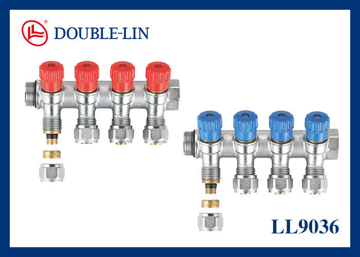 ISO228 Нить хромированный латуниный манифолд HPB 57-3 Материал