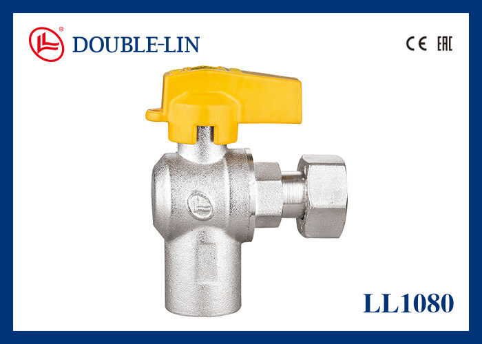Женский х вращающаяся гайка F3/4" x F3/4" Латунные газовые клапаны